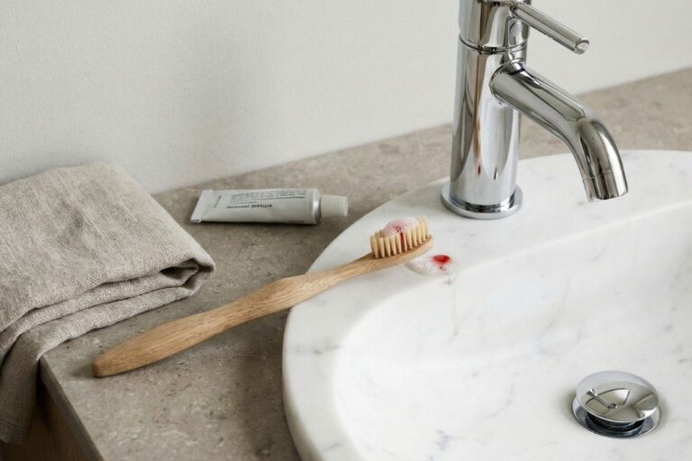 Por qué sangran las encías al cepillarse